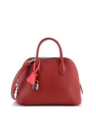 Pre-Owned HERMÈS - 25 Bolide 1923 Bag Tricolor Epsom