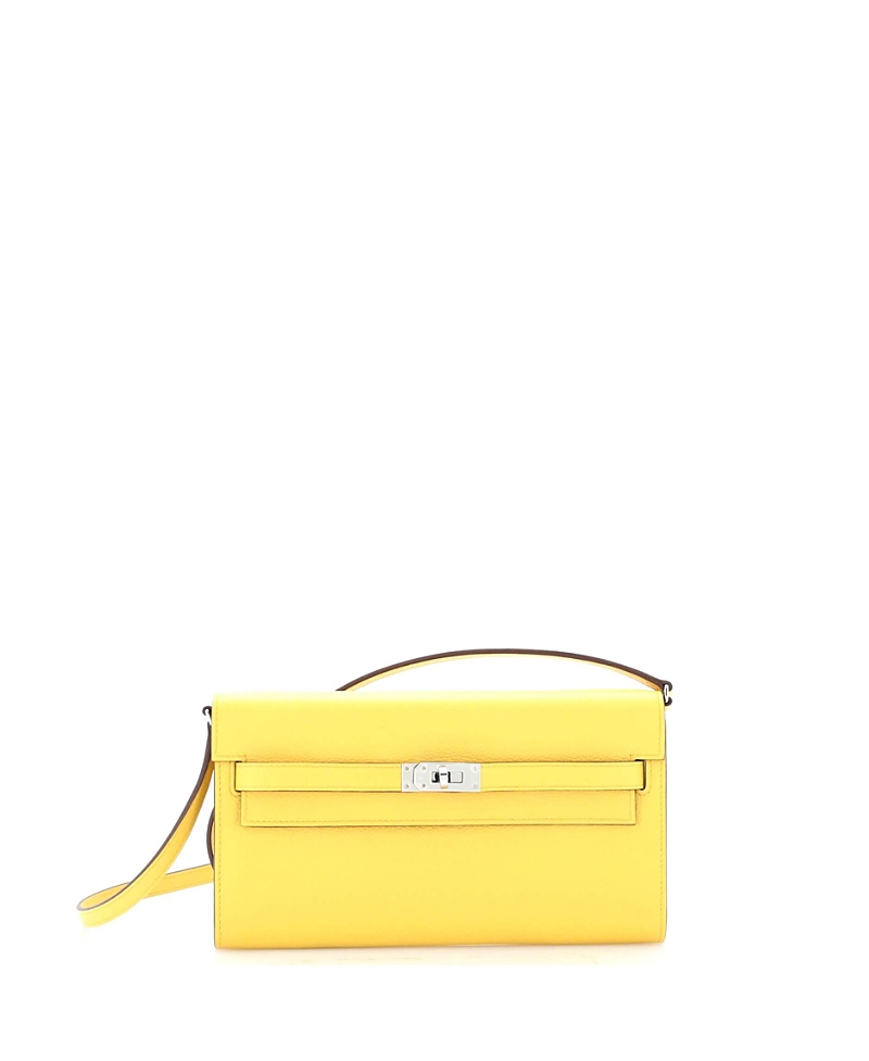 Pre-Owned Hermes Kelly To Go Wallet Evercolor