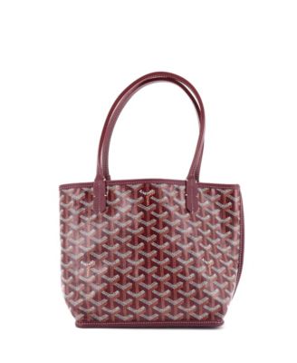 Pre-Owned Goyard - Mini Anjou Reversible Tote Coated Canvas