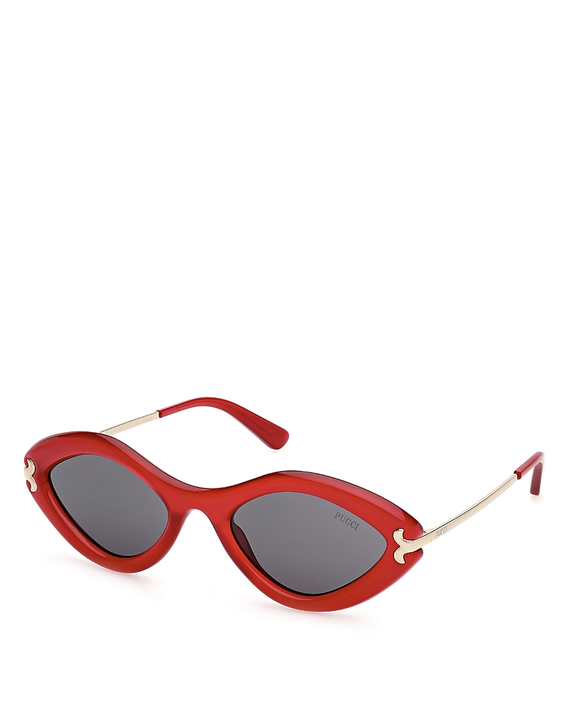 Pucci Geometric Sunglasses, 54mm