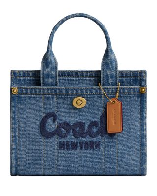 COACH Mini Cargo Denim Tote Bag | Bloomingdale's