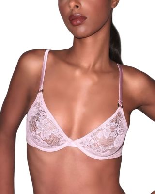 Le Stretch Multi Fit Lace Unlined Demi Bra