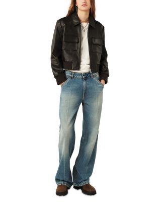 ba&sh ブラック ジャケット 1H25CHRO_NOIR_4.jpg