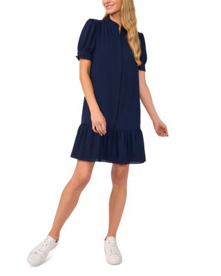 Open Collar Dress