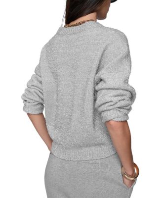  Henley Lurex Sweater