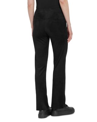 Jesse Faux Suede Baby Bootcut Pants