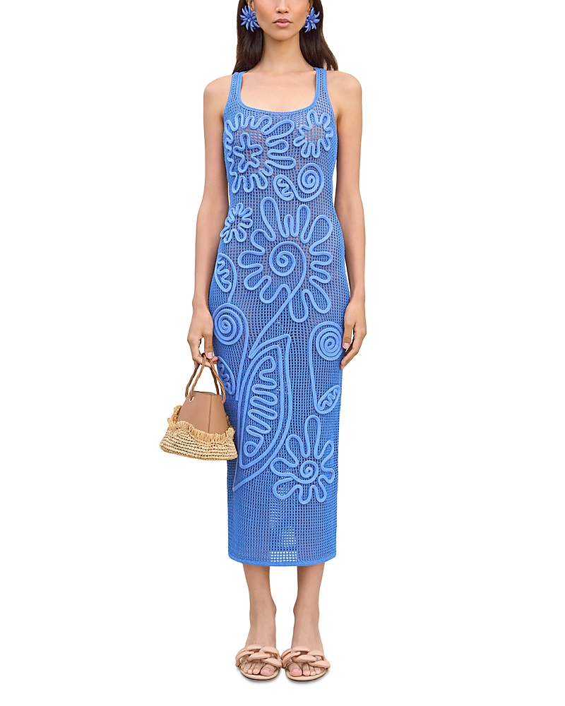 CULT GAIA NISSA SHEER KNIT DRESS