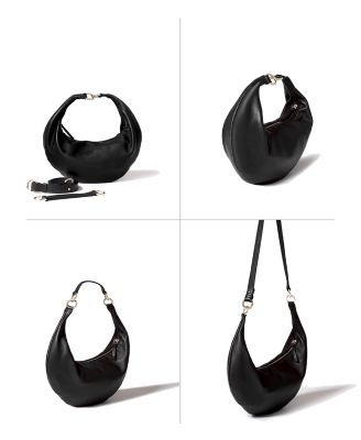 3-in-1 Convertible Hobo Crescent Ring Bag