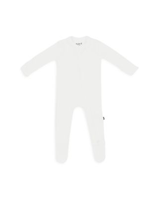 Unisex Zip Up Ribbed Footie - Baby