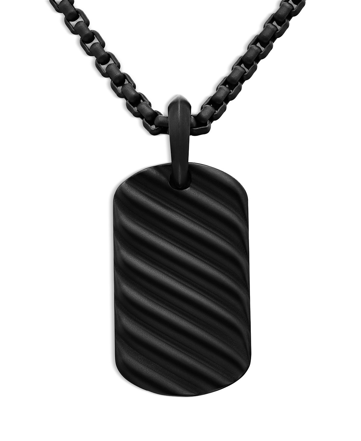 David Yurman Men's Sculpted Cable Tag