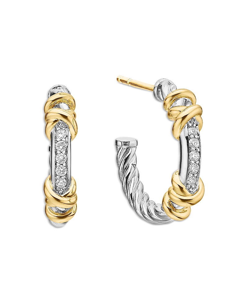 David Yurman Petite Helena Wrap Hoop Earrings