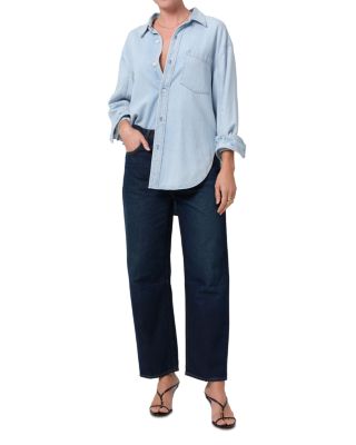 Miro High Rise Ankle Jeans in Bravo