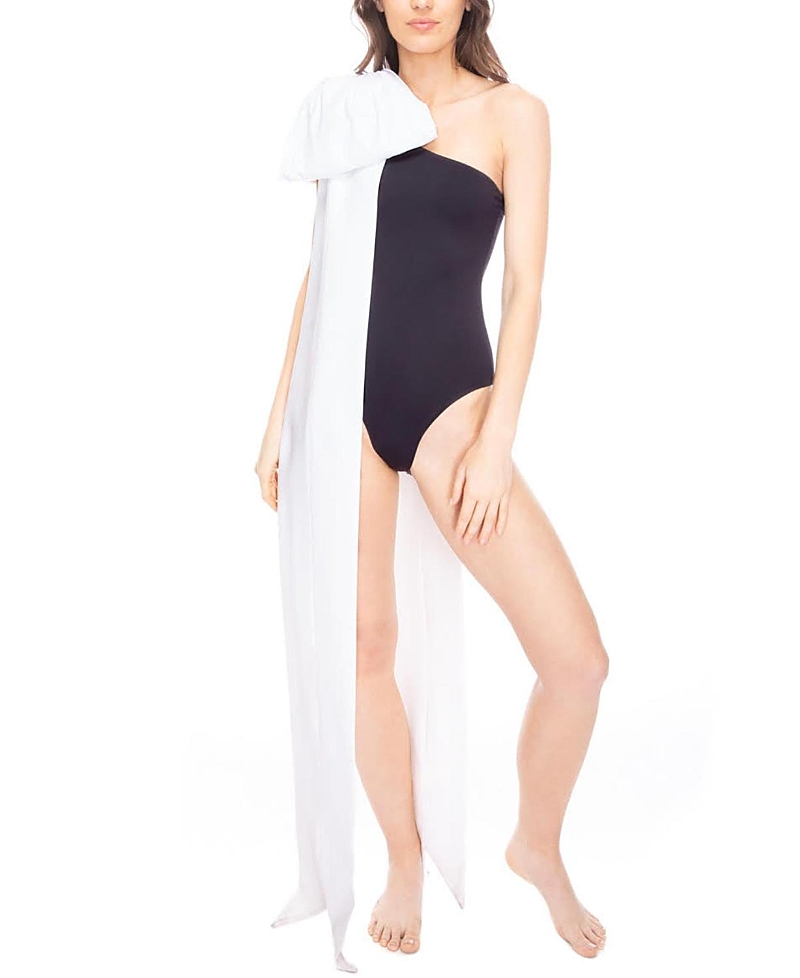 Tabacaru Milly Black One-piece Swimsuit In Black