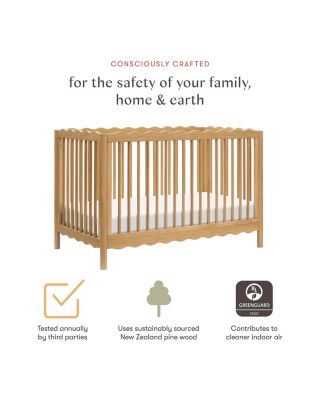 Swell 4 in 1 Convertible Crib with Toddler Bed Conversion Kit