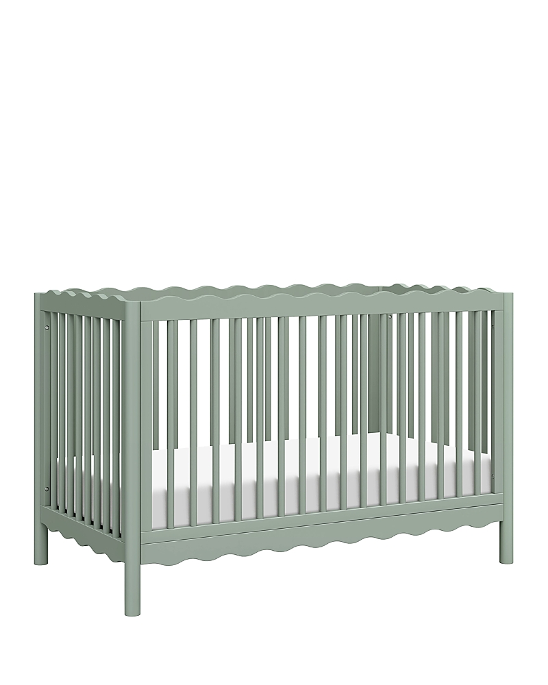 Babyletto Swell 4 In 1 Convertible Crib With Toddler Bed Conversion Kit In Light Sage