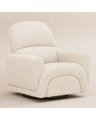 Rainbow Recliner and Swivel Glider in Teddy Loop