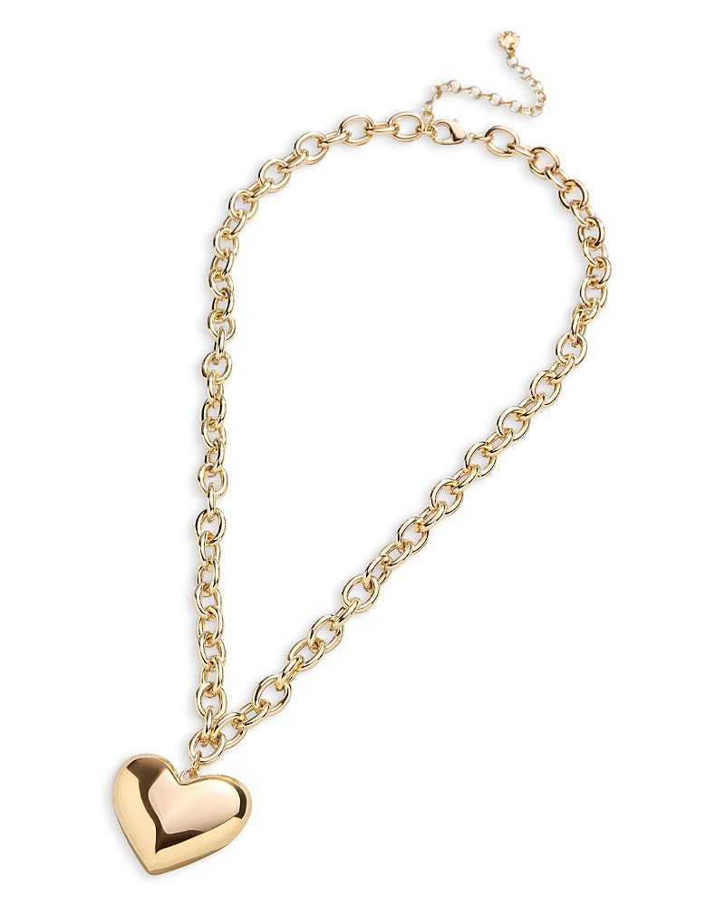 Baublebar Millie Small Heart Pendant Necklace In Gold