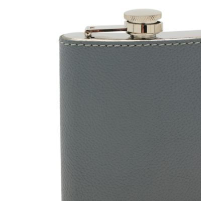 Warren Stainless Steel and Full Grain Leather Flask 