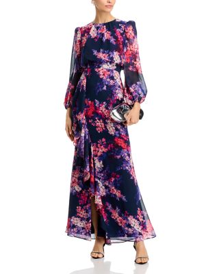 Ruffled Long Sleeve Dress