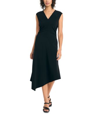 Asymmetrical Midi Dress