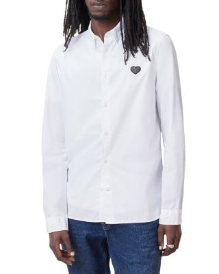 ALLSAINTS - Amante Cotton Heart Logo Patch Slim Fit Shirt