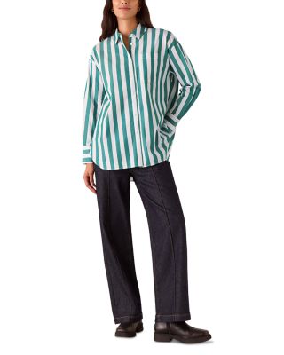 Oversized Striped Shirt