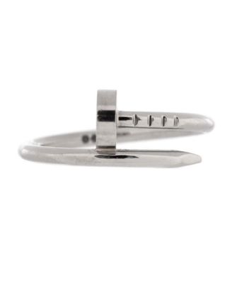 Pre-Owned Cartier Juste un Clou Ring 18K White Gold