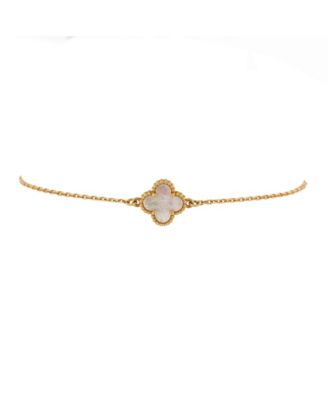 Pre-Owned Van Cleef & Arpels - Sweet Alhambra Bracelet 18K Gold and Mother of Pearl