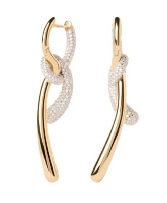 PDPAOLA - Women's Pave Twist Hoops