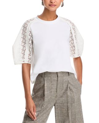 3.1 Phillip Lim - Lace Trim Tee