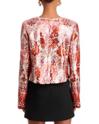 Sequin Damask Jacket