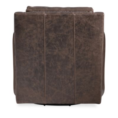 Temecula Leather Swivel Chair 