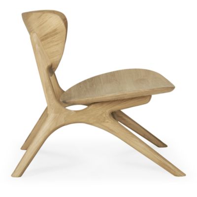 Eye Lounge Chair, Light Wood Tone 