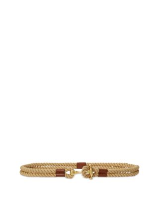 Ralph Lauren Rope Anchor Toggle Skinny Belt | Bloomingdale's