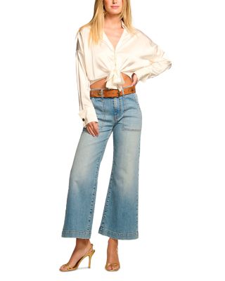 Clifford Cropped Jeans in Light Wash