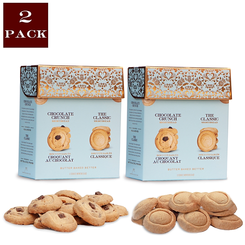 Mary Macleod's Shortbread Classic and Chocolate Crunch Cookies, 2 Pack