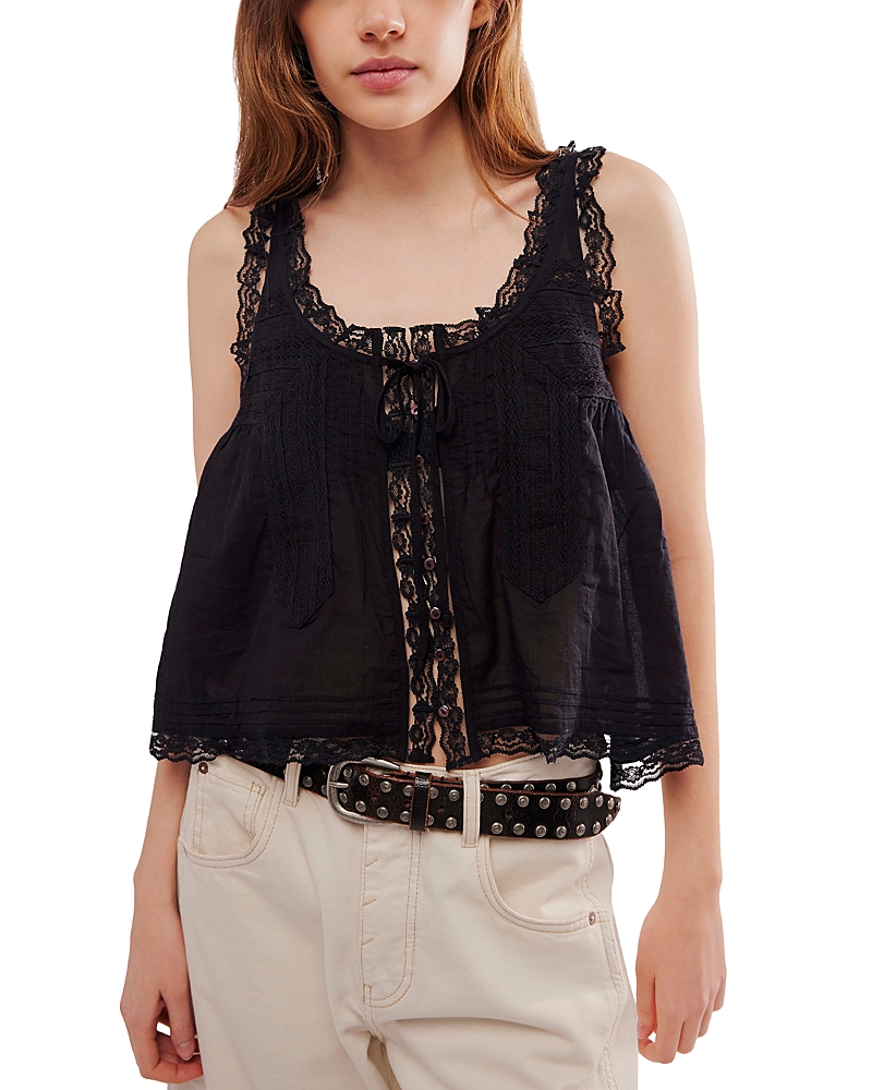 Shop Free People Evermore Tank Top In Black