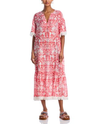 AQUA - Caftan Swim Cover-Up - Exclusive