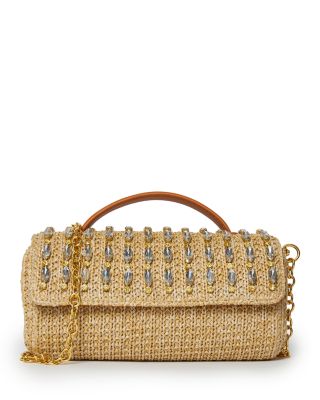 Lele Sadoughi - Mini Tabitha Crystal Embellished Top Handle Bag