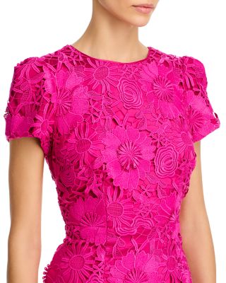 Tahlia Cady Lace Short Sleeve Midi Dress