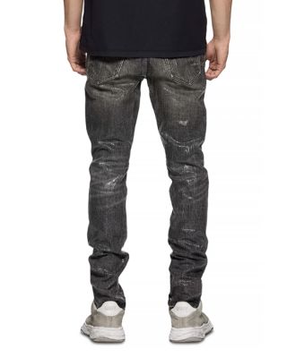 Tiled Overlay Skinny Jeans