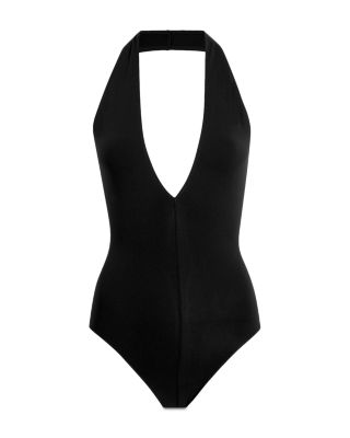 (取寄) コマンドー レディース バレエ ボディ ディープ ホルター ボディスーツ Commando women Ballet Body Deep Punge Halter Bodysuit Watermelon Women's Commando Ballet Body Deep Punge Halter Bodysuit