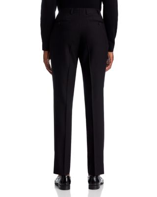 Capri M&eacute;lange Solid Slim Fit Dress Pants