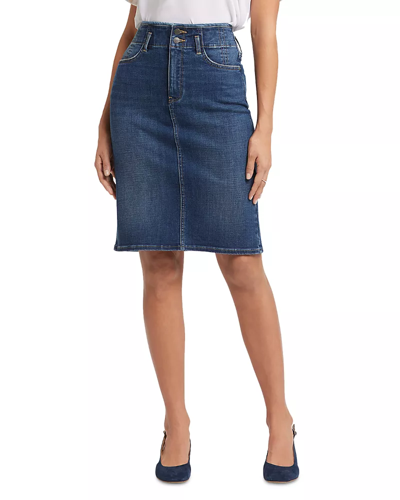 Nydj Denim Skirt in Olympus