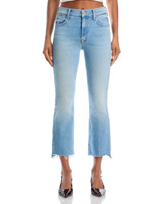 The Insider High Rise Crop Step Fray Hem Jeans in Can You Dig It