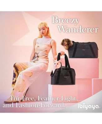 Breezy Wanderer Fur-Free Pet Tote Bag