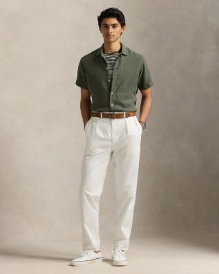 Classic Fit Linen Camp Shirt