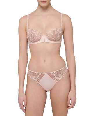 Saga Lace Mesh Demi Bra