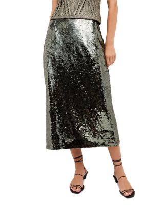 Marie Oliver - Wray Sequin Midi Skirt