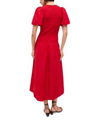 marie oliver red dress ELTON DRESS